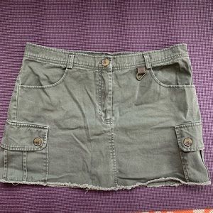 Wild Fable Green Cargo Skirt
